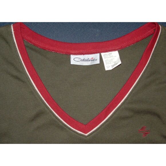 Dark Olive Green Sz Large Casual Wear Soft Stretchy Sleeveless Knee Length Dress - Picture 2 of 4